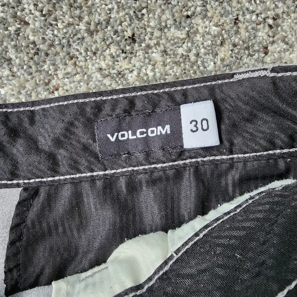Volcom Shorts Men's Size 30 True To This Light Gray 10